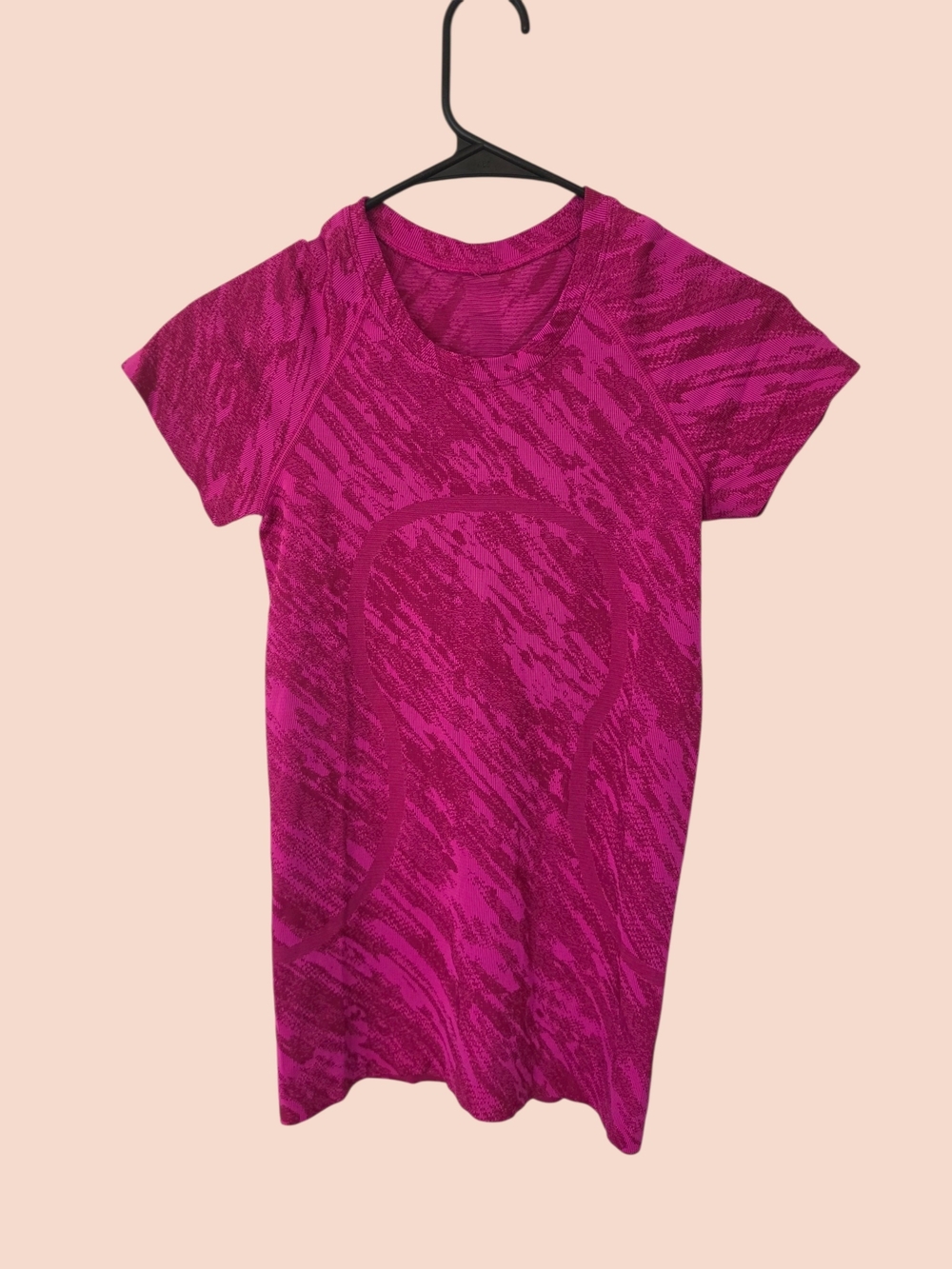 Lululemon Swiftly Tech Tee In Mesh Pow Pink And Rippened Raspberry